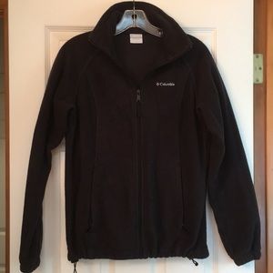 Columbia fleece jacket black small